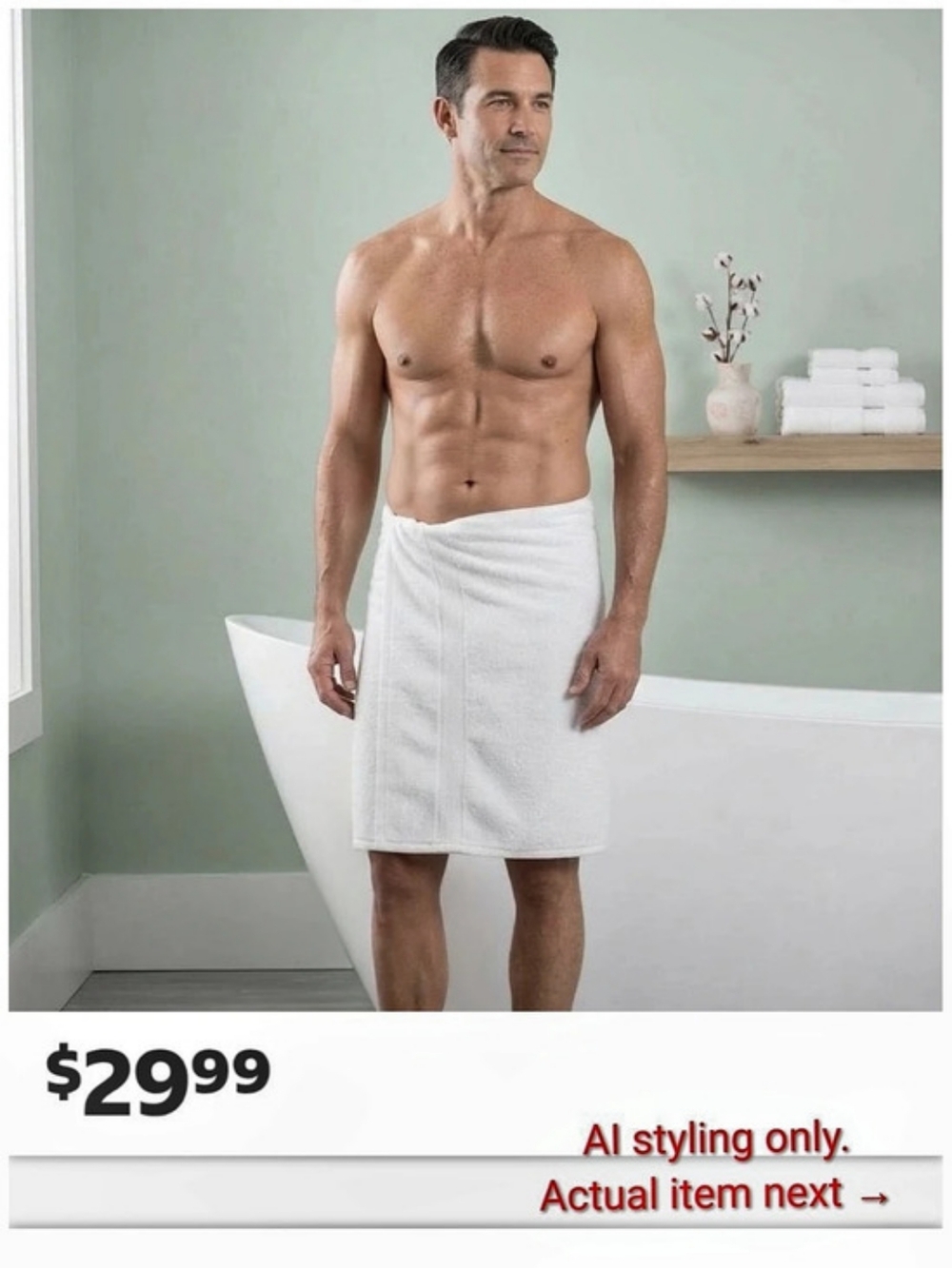 Set of 2 Purely Indulgent 100% Cotton Bath Towels – White